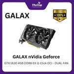 Load image into Gallery viewer, GALAX nVidia Geforce GTX 1630 4GB DDR6 EX (1-Click OC) - DUAL FAN