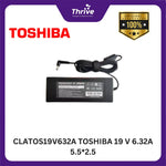 Load image into Gallery viewer, CLATOS19V632A TOSHIBA 19 V 6.32A 5.5*2.5