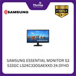 Load image into Gallery viewer, SAMSUNG ESSENTIAL MONITOR S3 S33GC LS24C330GAEXXD 24.0FHD