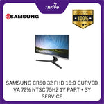 Load image into Gallery viewer, SAMSUNG CR50 32 FHD 16:9 CURVED VA 72% NTSC 75HZ 1Y PART + 3Y SERVICE