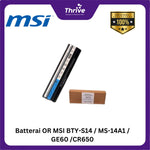 Load image into Gallery viewer, Batterai Batterai OR MSI BTY-S14 / MS-14A1 / GE60 /CR650