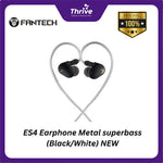 Load image into Gallery viewer, ES4 Earphone Metal superbass (Black/White) NEW