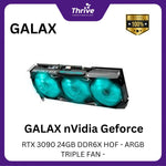 Load image into Gallery viewer, GALAX nVidia Geforce RTX 3090 24GB DDR6X HOF - ARGB TRIPLE FAN -