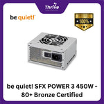 Load image into Gallery viewer, be quiet! SFX POWER 3 450W - 80+ Bronze Certified - 3 Years Warranty - Number 1 PSU in Germany
