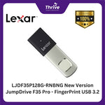 Load image into Gallery viewer, LJDF35P128G-RNBNG New Version JumpDrive F35 Pro - FingerPrint USB 3.2.