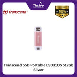 Load image into Gallery viewer, Transcend SSD Portable ESD310P 1TB Pink
