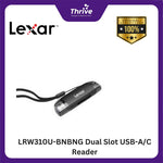 Load image into Gallery viewer, LRW310U-BNBNG Dual Slot USB-A/C Reader