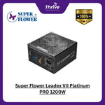 Load image into Gallery viewer, Super Flower Leadex VII Platinum PRO 1200W - SF-1200F14XP(BK) ATX 3.0/ATX 3.1 Compatible - 80 PLUS Cybenetics Platinum Certified - Fully Modular - PCIe 5.0 Ready - 10 Years