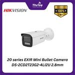 Load image into Gallery viewer, 20 series EXIR Mini Bullet Camera DS-2CD2T23G2-4LI2U 2.8mm