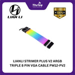 Load image into Gallery viewer, LIANLI STRIMER PLUS V2 ARGB TRIPLE 8 PIN VGA CABLE PW12-PV2