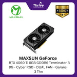 Load image into Gallery viewer, MAXSUN GeForce RTX 4060 Ti 8GB GDDR6 Terminator B 8G - Cyber RGB - DUAL FAN - Garansi 3 Thn