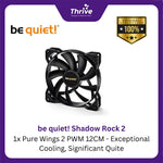 Load image into Gallery viewer, be quiet! Shadow Rock 2 - 1x Pure Wings 2 PWM 12CM - Exceptional Cooling, Significant Quite