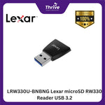 Load image into Gallery viewer, LRW330U-BNBNG Lexar microSD RW330 Reader USB 3.2