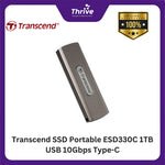 Load image into Gallery viewer, Transcend SSD Portable ESD330C 1TB USB 10Gbps Type-C