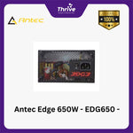 Load image into Gallery viewer, Antec Edge 650W - EDG650 - 80+ Gold - Japanese Capacitor ! (PSU Made by Seasonic) - Full Modular - LED Fan - 5 Years Warranty Replacement