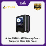 Load image into Gallery viewer, Antec NX201 - ATX Gaming Case - Tempered Glass Side Panel - Front ARGB STRIP - FREE 1 PCS 12CM FAN