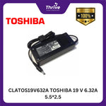 Load image into Gallery viewer, CLATOS19V632A TOSHIBA 19 V 6.32A 5.5*2.5