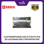 Load image into Gallery viewer, CLE173S40PFHD3D LED 17.3 40 Pin Fhd 3D Ltn173Ht02-D02 LTN173HT02-D02