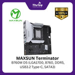 Load image into Gallery viewer, MAXSUN Terminator B760M D5 (LGA1700, B760, DDR5, USB3.2 Type-C, SATA3)