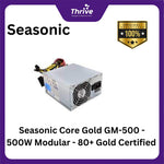 Load image into Gallery viewer, Seasonic Core Gold GM-500 - 500W Modular - 80+ Gold Certified - 7 Years Warranty Replacement