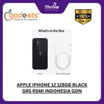 Load image into Gallery viewer, APPLE IPHONE 12 128GB BLACK GRS RSMI INDONESIA GDN