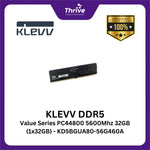 Load image into Gallery viewer, KLEVV DDR5 Value Series PC44800 5600Mhz 32GB (1x32GB) - KD5BGUA80-56G460A