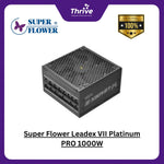 Load image into Gallery viewer, Super Flower Leadex VII Platinum PRO 1000W - SF-1000F14XP(BK) ATX 3.0/ATX 3.1 Compatible - 80 PLUS Cybenetics Platinum Certified - Fully Modular - PCIe 5.0 Ready - 10 Years