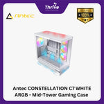 Load image into Gallery viewer, Antec CONSTELLATION C7 WHITE ARGB - Mid-Tower Gaming Case - Panoramic View - Multi-Directional AIR INTAKE and MASSIVE AIRFLOW - 4mm Tempered Glass Side Panel - Type C Ready - Free 3Pcs