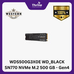 Load image into Gallery viewer, WDS500G3X0E WD_BLACK SN770 NVMe M.2 500 GB - Gen4