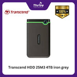 Load image into Gallery viewer, Transcend HDD 25M3 4TB iron grey