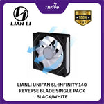 Load image into Gallery viewer, LIANLI UNIFAN SL-INFINITY 140 REVERSE BLADE SINGLE PACK BLACK/WHITE
