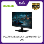 Load image into Gallery viewer, PG27QFT1B ASROCK LED Monitor 27" QHD