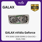 Load image into Gallery viewer, GALAX nVidia Geforce RTX 3060 12GB DDR6 (1-Click OC) - DUAL FAN -
