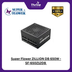 Load image into Gallery viewer, Super Flower ZILLION DB 650W -SF-650Z12DB - 80 PLUS BRONZE - Flat Cable - 5 Years