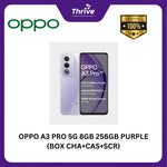 Load image into Gallery viewer, OPPO A3 PRO 5G 8GB 256GB PURPLE (BOX CHA+CAS+SCR)