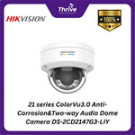 Load image into Gallery viewer, 21 series ColorVu3.0 Anti-Corrosion&Two-way Audio Dome Camera DS-2CD2147G3-LIY