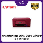 Load image into Gallery viewer, CANON PRINT SCAN COPY G3770 P S C WIFI CISS