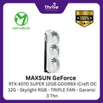 Load image into Gallery viewer, MAXSUN GeForce RTX 4070 SUPER 12GB GDDR6X iCraft OC 12G - Skylight RGB - TRIPLE FAN - Garansi 3 Thn