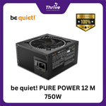 Load image into Gallery viewer, be quiet! PURE POWER 12 M 750W - Fully Modular - ATX 3.0 PCIe 5.0 - 80+ Gold Certified - 10 Years Warranty - Number 1 PSU in Germany