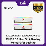 Load image into Gallery viewer, MD16GK2D4320016XRGBW XLR8 RGB Heat Sink Gaming Memory for desktop