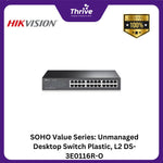 Load image into Gallery viewer, SOHO Value Series: Unmanaged Desktop Switch Plastic, L2 DS-3E0116R-O