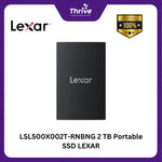 Load image into Gallery viewer, LSL500X002T-RNBNG 2 TB Portable SSD LEXAR