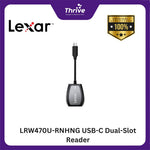 Load image into Gallery viewer, LRW470U-RNHNG USB-C Dual-Slot Reader.