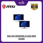 Load image into Gallery viewer, MSI AIO MODERN I3 1215 8GB 512GB W11+OHS 23.8FHD IPS WHT -AM242.1235