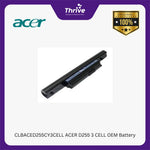 Load image into Gallery viewer, CLBACED255CY3CELL ACER D255 3 CELL OEM Battery