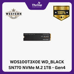 Load image into Gallery viewer, WDS100T3X0E WD_BLACK SN770 NVMe M.2 1TB - Gen4