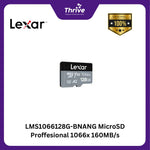 Load image into Gallery viewer, LMS1066128G-BNANG MicroSD Proffesional 1066x 160MB/s