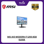 Load image into Gallery viewer, MSI AIO MODERN I7 1255 8GB 512GB W11+OHS 23.8FHD IPS BLK -AM242.832