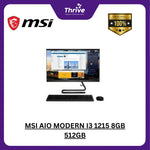 Load image into Gallery viewer, MSI AIO MODERN I3 1215 8GB 512GB W11+OHS 23.8FHD IPS WHT -AM242.1235