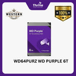 Load image into Gallery viewer, WD64PURZ WD PURPLE 6T